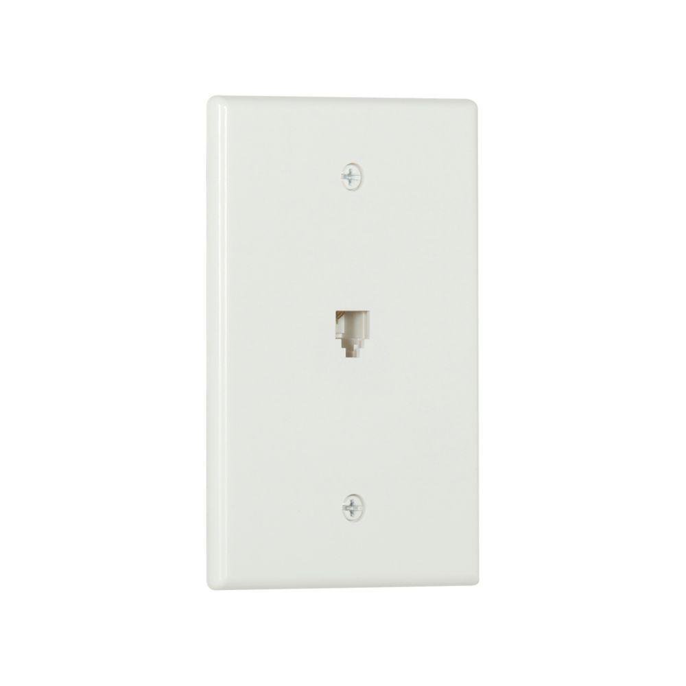 3533-4W CWD PHONE JACK SGL FLUSH
