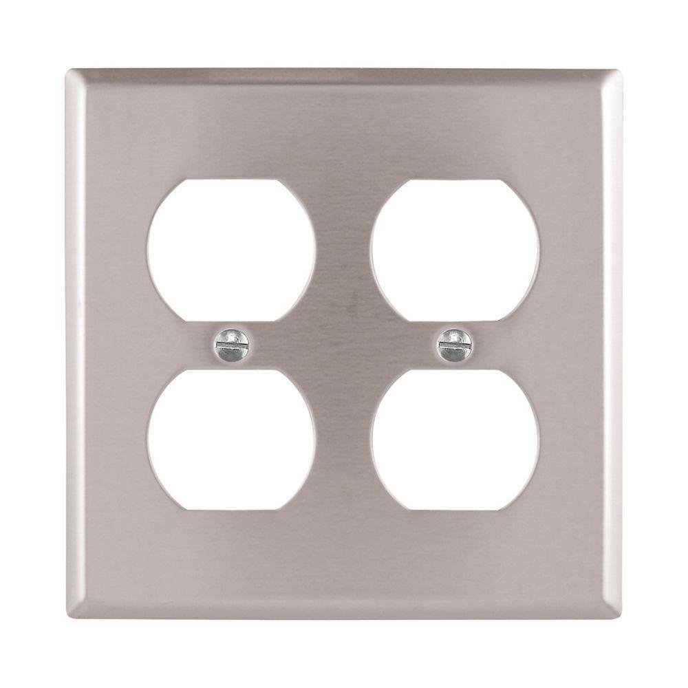 93102-BOX1 CWD WALLPLATE 2G DUPLEX