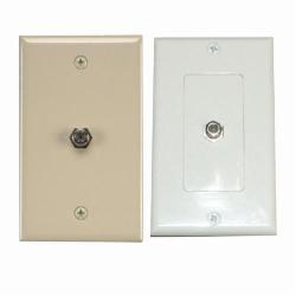 32-3066-BU WHITE TV WALL PLATE