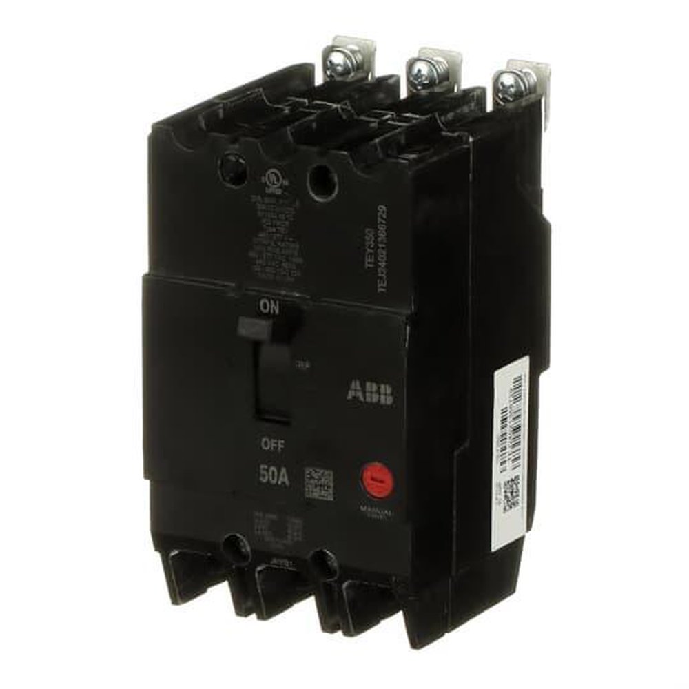 TEY350 GE 3P-50A-480V BREAKER..