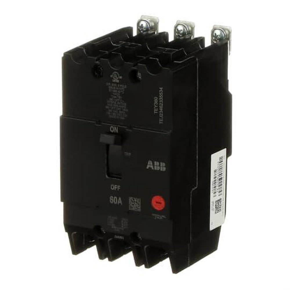 TEY360 GE 3 POLE 60A 480V BKR..