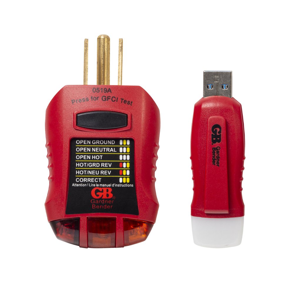 EGB-1 G-B ELEC USB TESTER AND GFCI