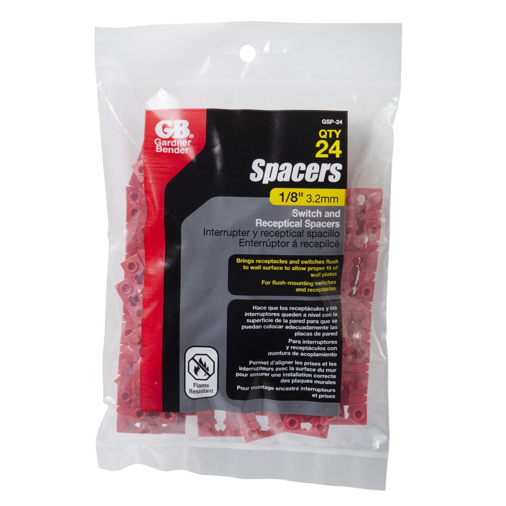 GSP-24 G-B ELEC TWIST-APART SPACERS, 4" STACK 24/BAG, 1= 1 bag sold per bag