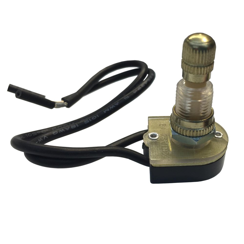 GSW-61 G-B ELEC BRASS ROTARY SPST