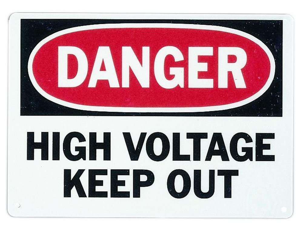 44-862 IDEAL SIGN-DANGER HIGH