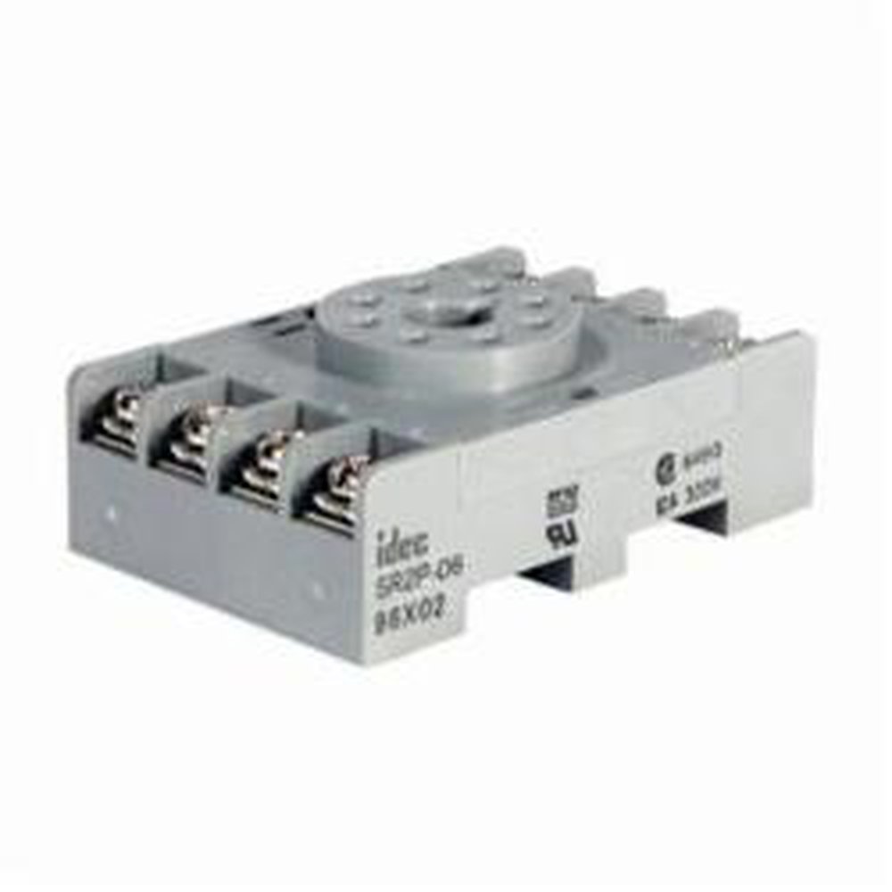 SR2P-06 IDEC RELAY SOCKET DPDT 8PIN