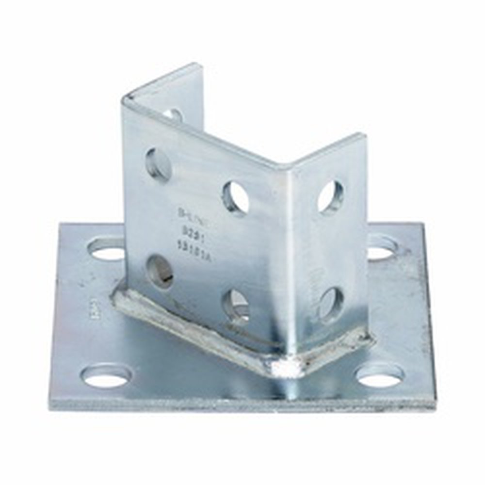 B281ZN BLINE POST BASE 1-5/8 x