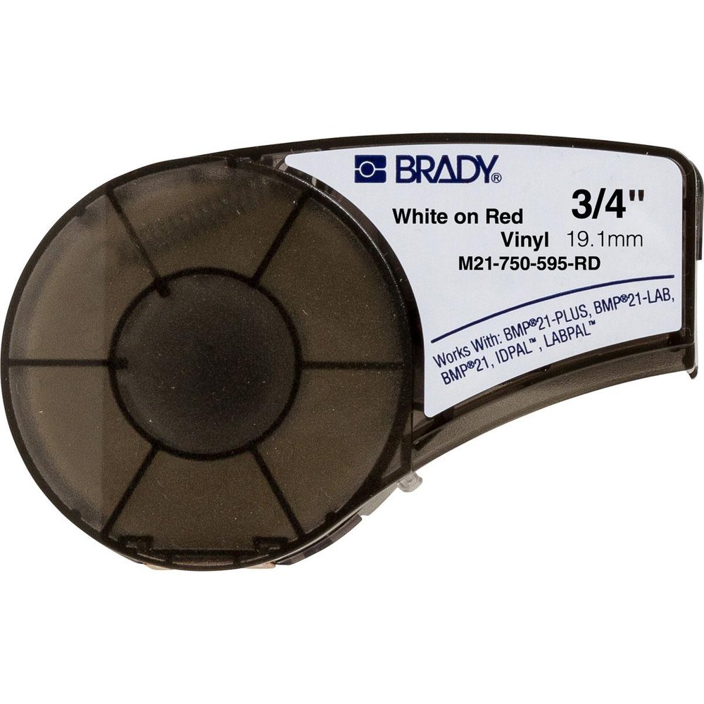 M21-750-595-RD BRADY 3/4^ VINYL