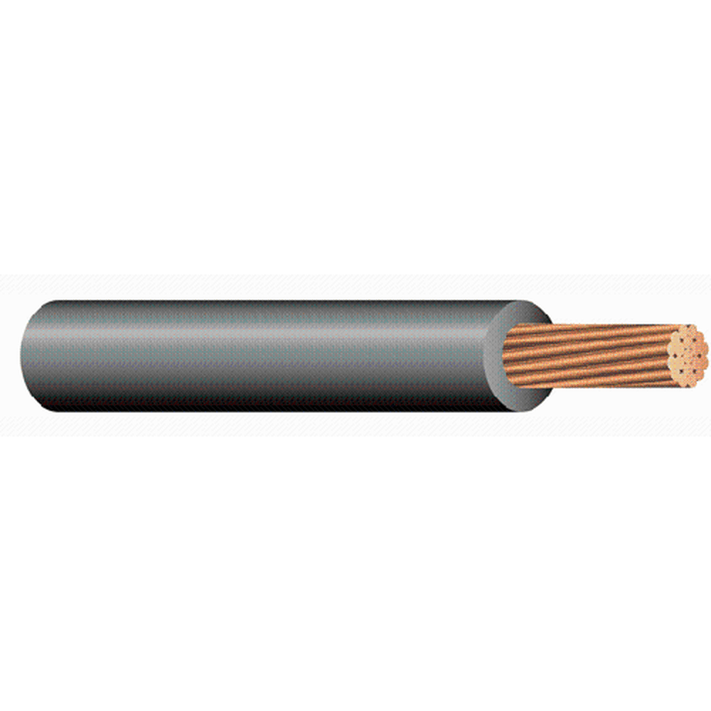 6 USE CU BLACK 500 REEL WIRE