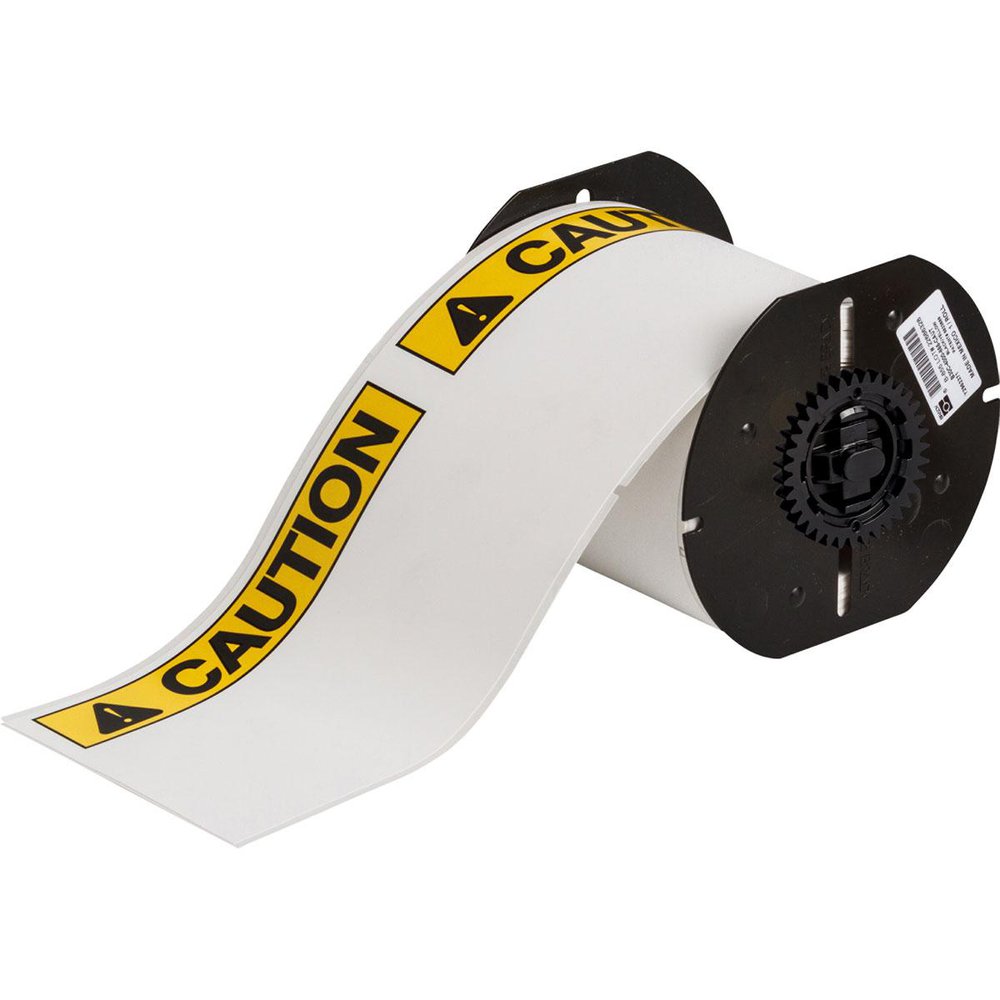 B30C-4000-854-CAUT BRADY 4.000 IN X