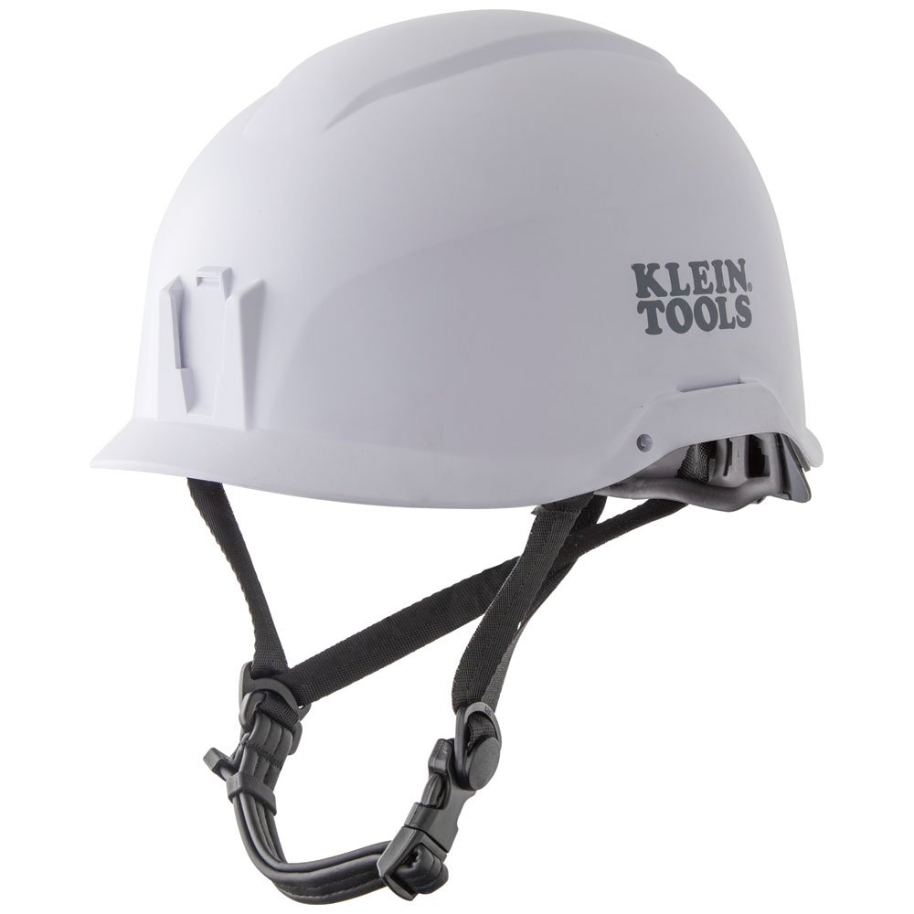 KLEIN 60145 SAFETY HELMET, NON-VENTED, WHITE