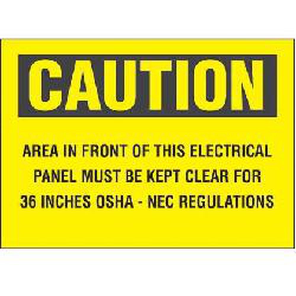 PPS0710C141 PAN CAUTION SIGN