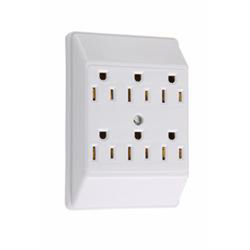 226-PAW P&S 2 TO 6 PLUG IN ADAPTER