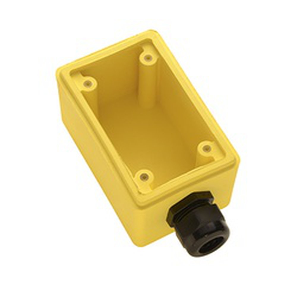FD2-2 P&S YEL BACK BOXDEEP3/4IN