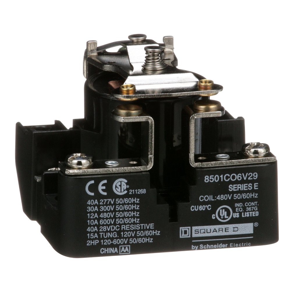 8501CO6V29 SQD RELAY 600VAC 10AMP