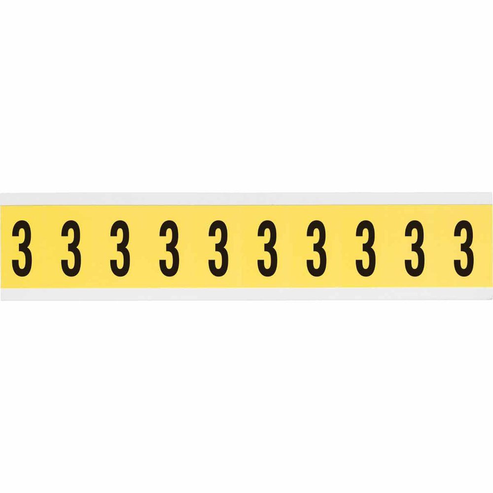 3430-3 BDY VINYLCLOTH NUMBER CARD