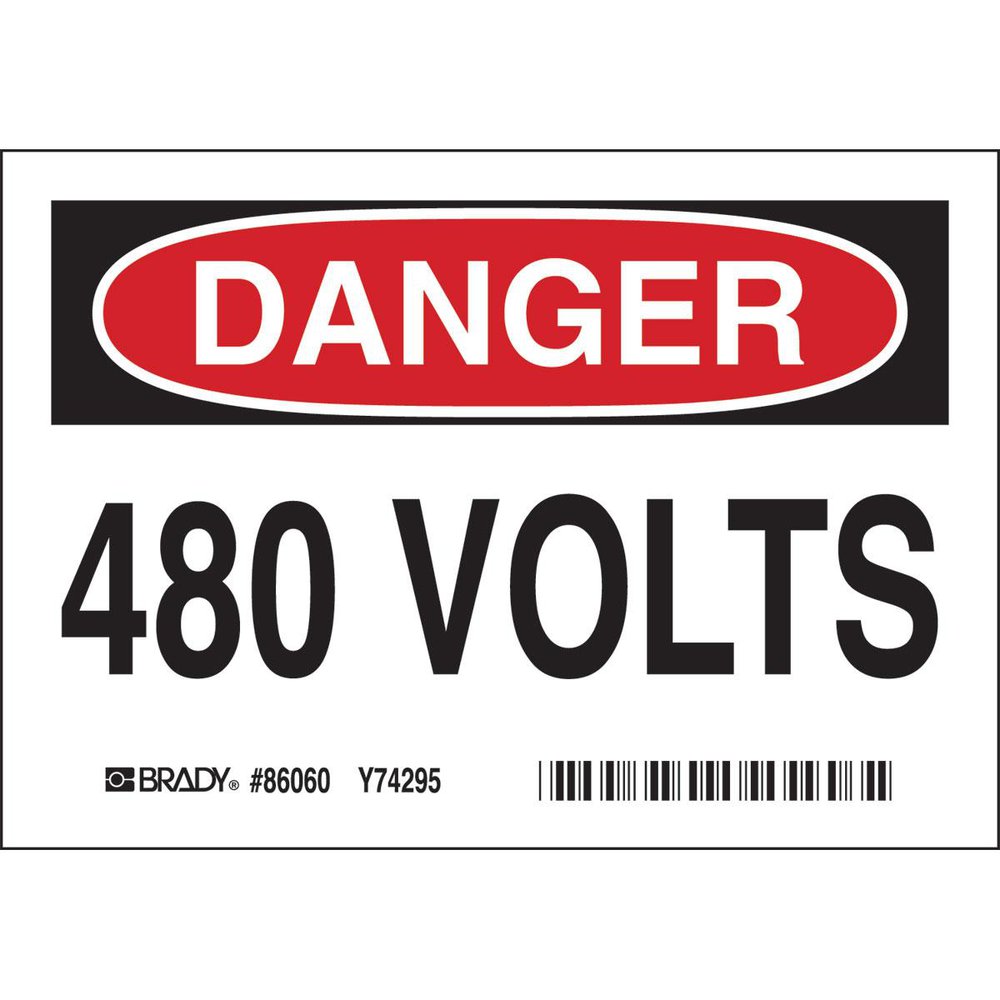 86060 BRADY 480 VOLTS (5/PK)