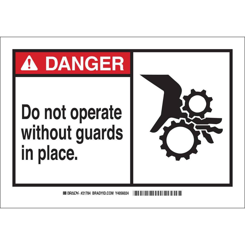 83912 BRA B-302 SELF-STICKING SIGNS