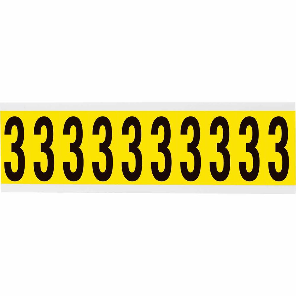 3440-3 BDY VINYLCLOTH NUMBER CARD