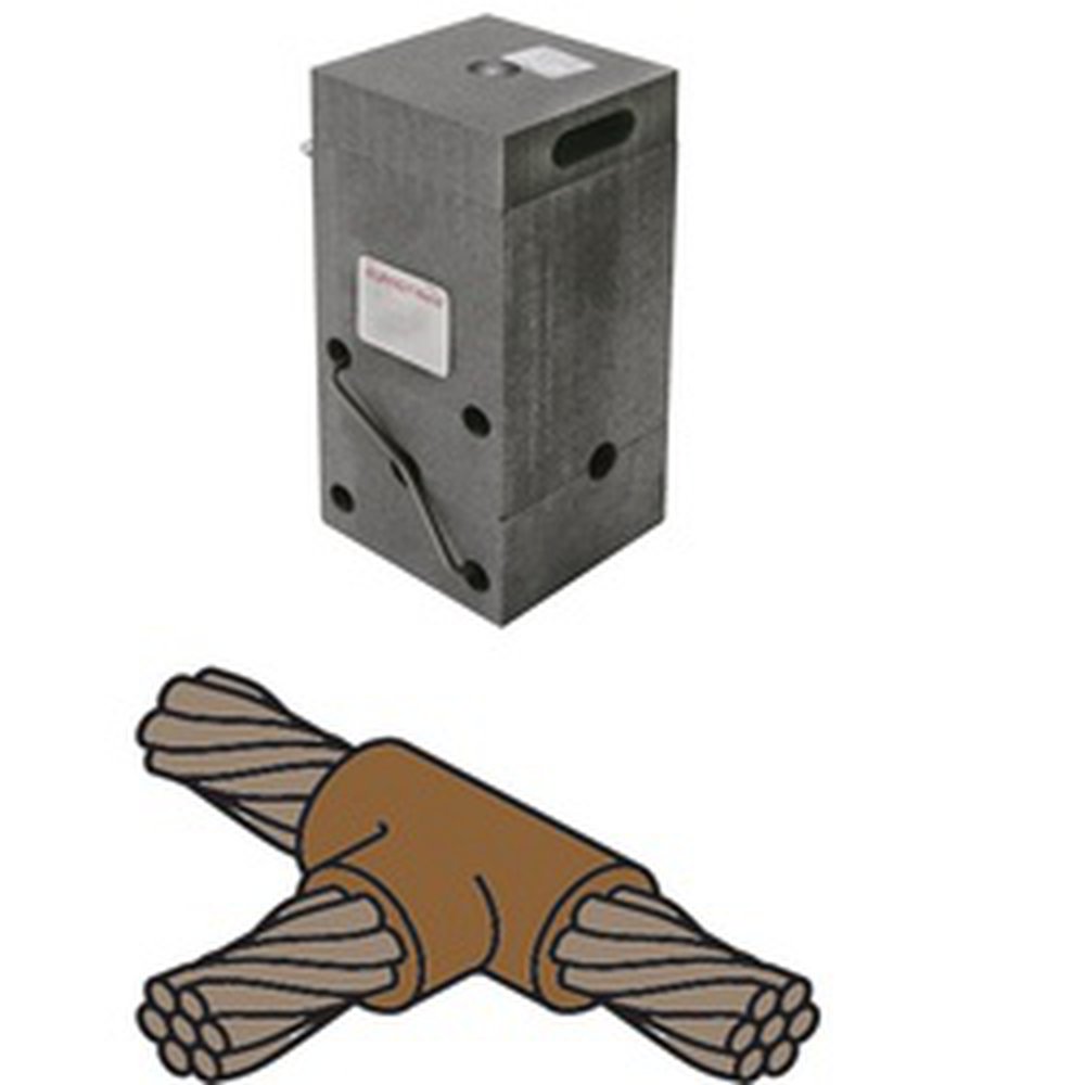 B236 BURNDY BW BCC2 TEE 3/0R - 3/0T