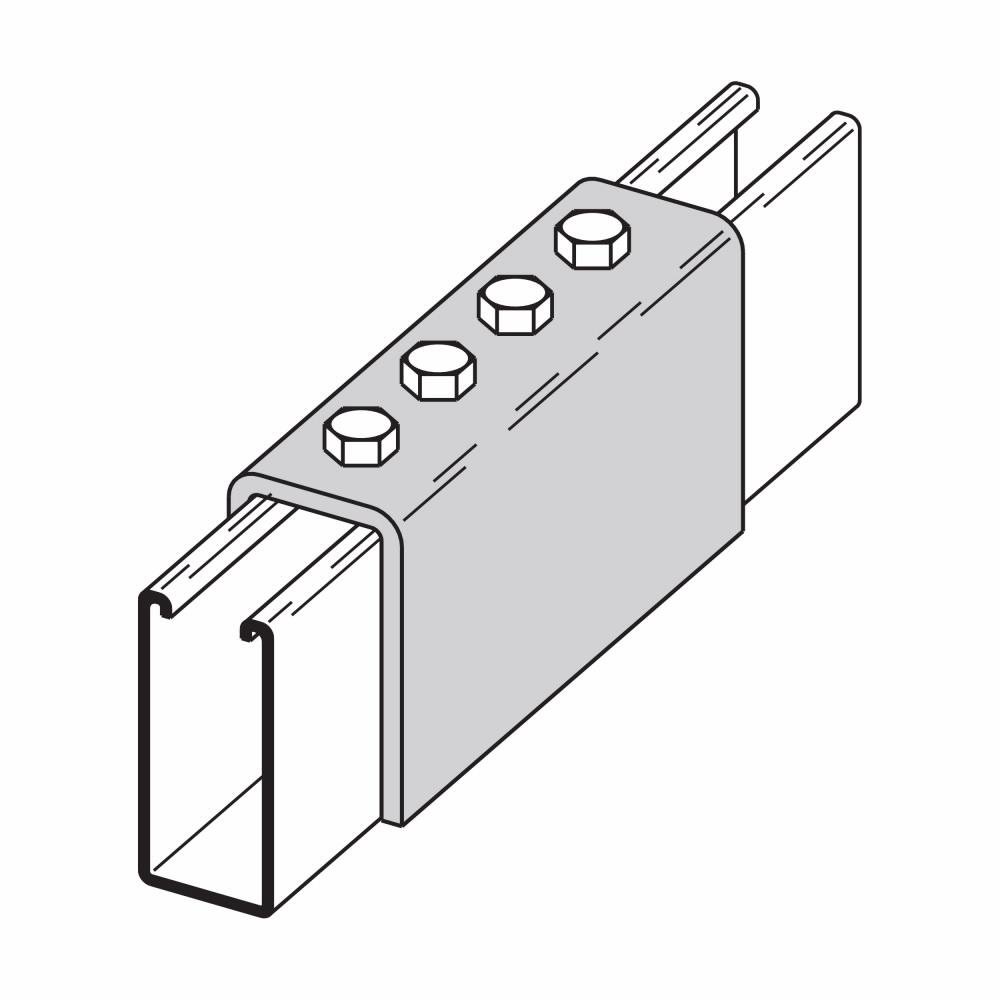 B172-12ZN B-LINE FOUR HOLE SPLICE