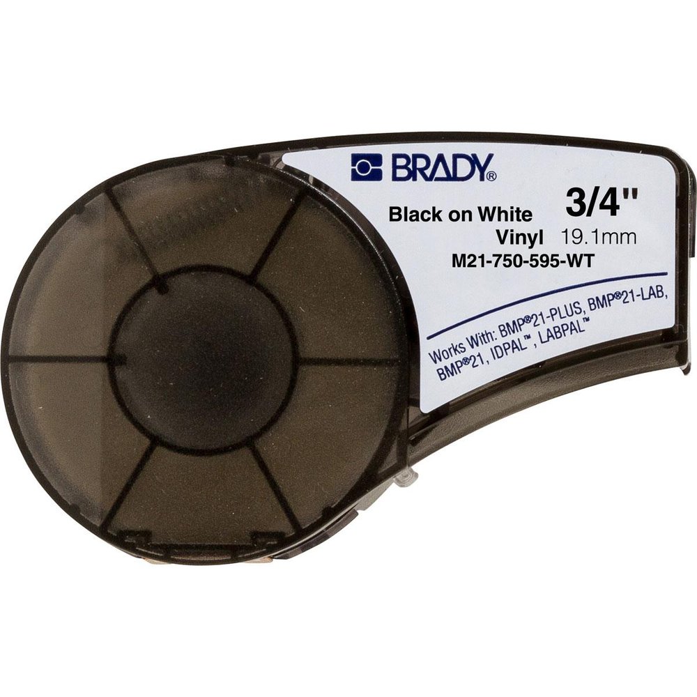 M21-750-595-WT BRADY 3/4^ VINYL