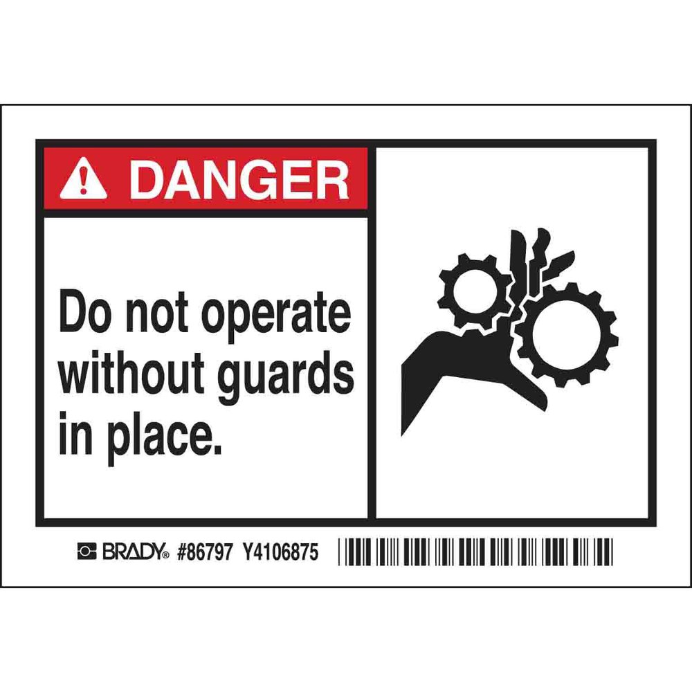86797 BRADY EQUIPMENT/OEM LABELS