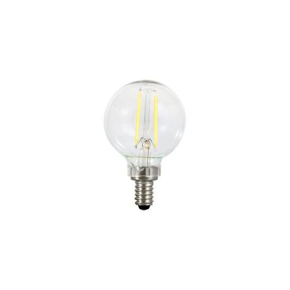 LED4G16.5CDIM927CL13YTLBL2 40784 SYLVANIA LED NATURAL TRUWAVE G16.5, 4W, DIMMABLE, 90CRI, 350 LUMEN, 2700K, 15000 LIFE, CANDELABRA BASE, CLEAR FINISH