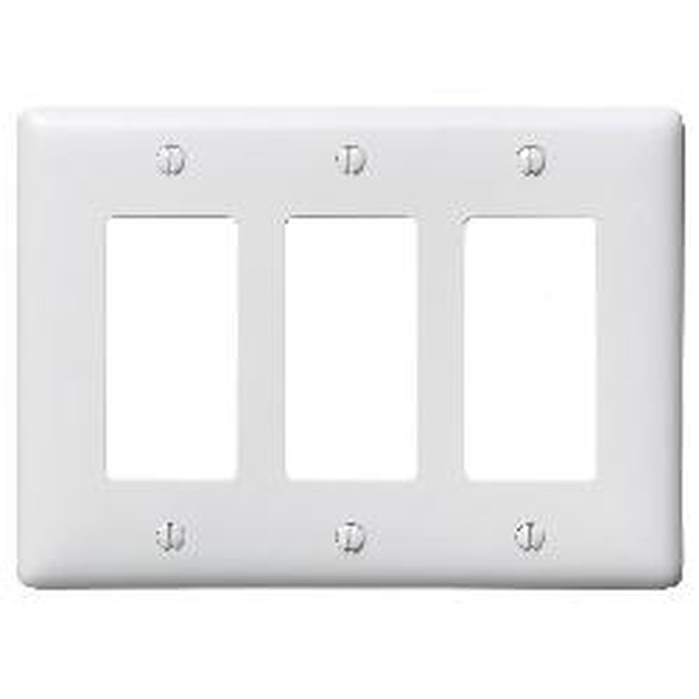 NPJ263W HUBBELL WALLPLT M-SIZE 3G