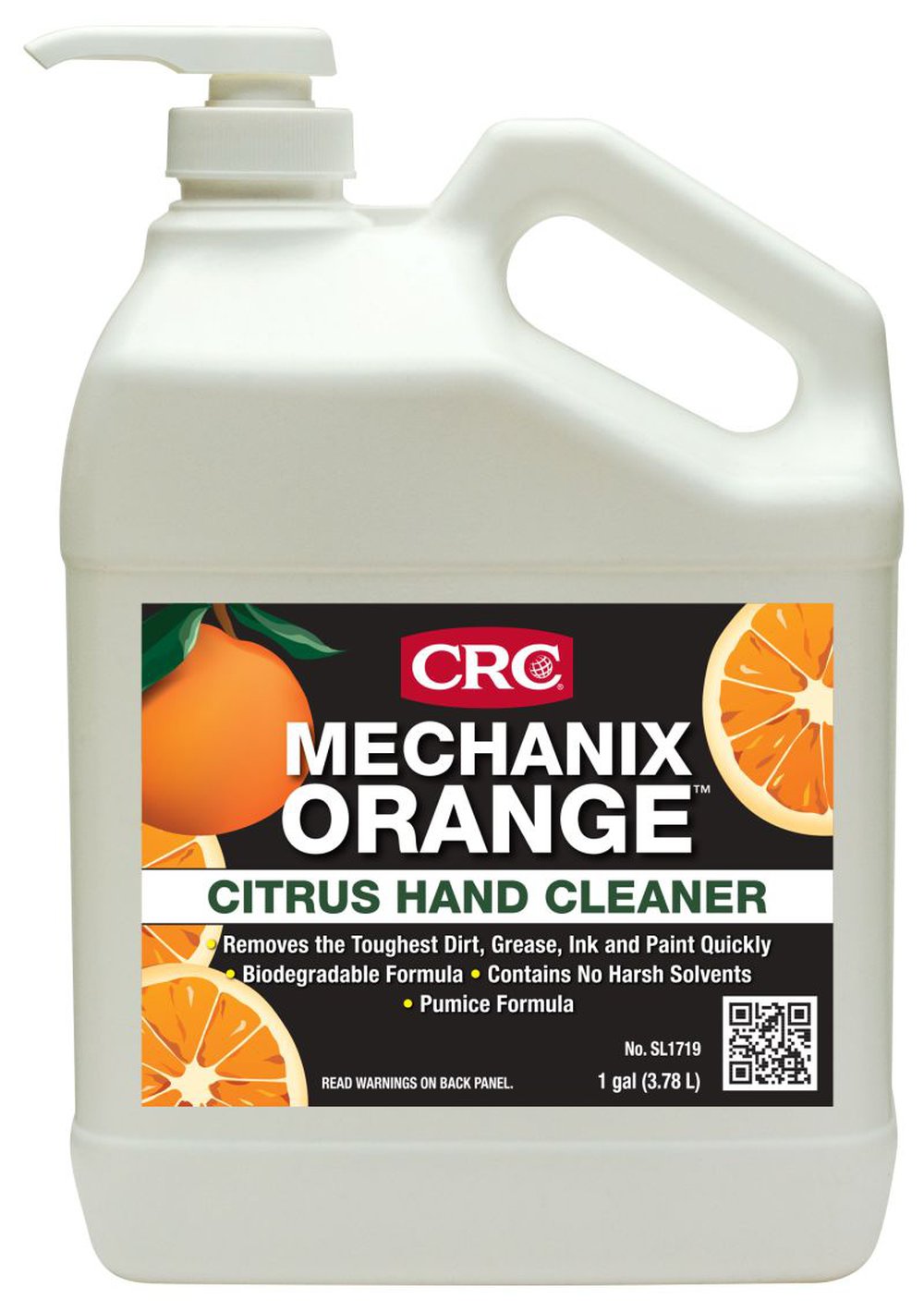 SL1719 CRC CITRUS LOTION HAND CLEANER 1 GAL W/PUMICE