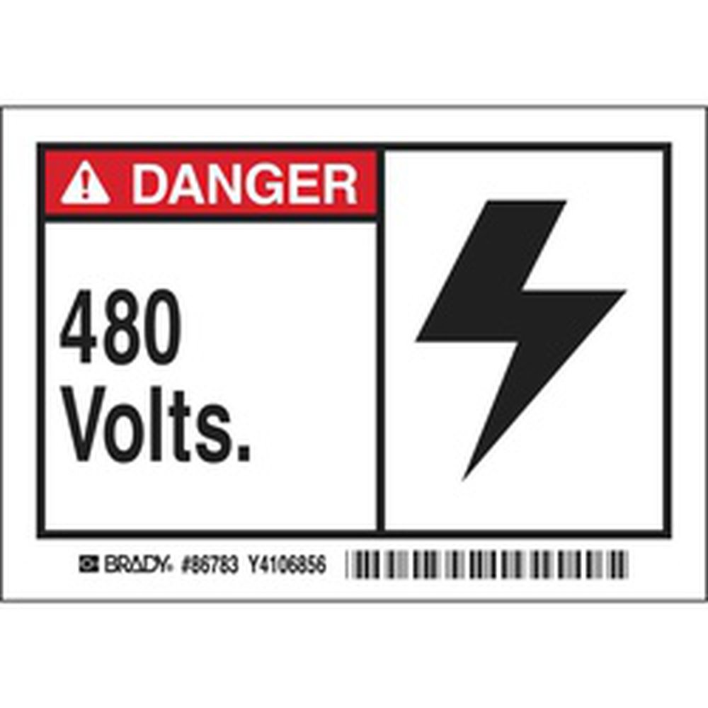 86783 BRA EQUIPMENT LABELS -5/PK