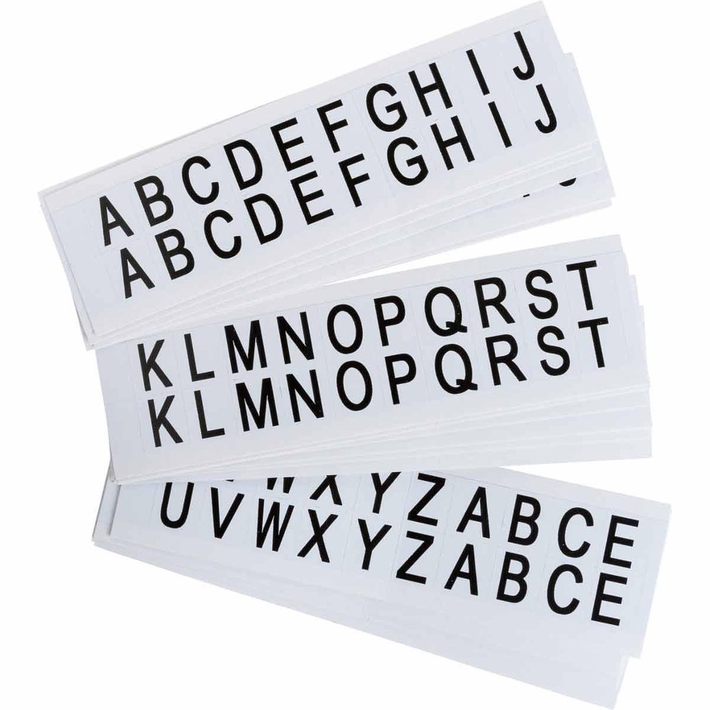 9712-LTRKIT BRADY LETTER ASMT COMB