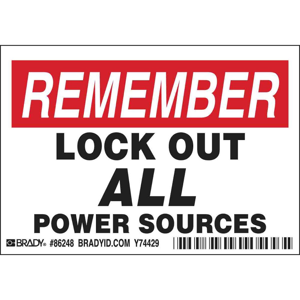 86248 BRADY EQUIPMENT/OEM LABELS