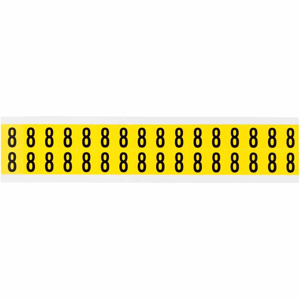 3420-8 BDY VINYLCLOTH NUMBER CARD