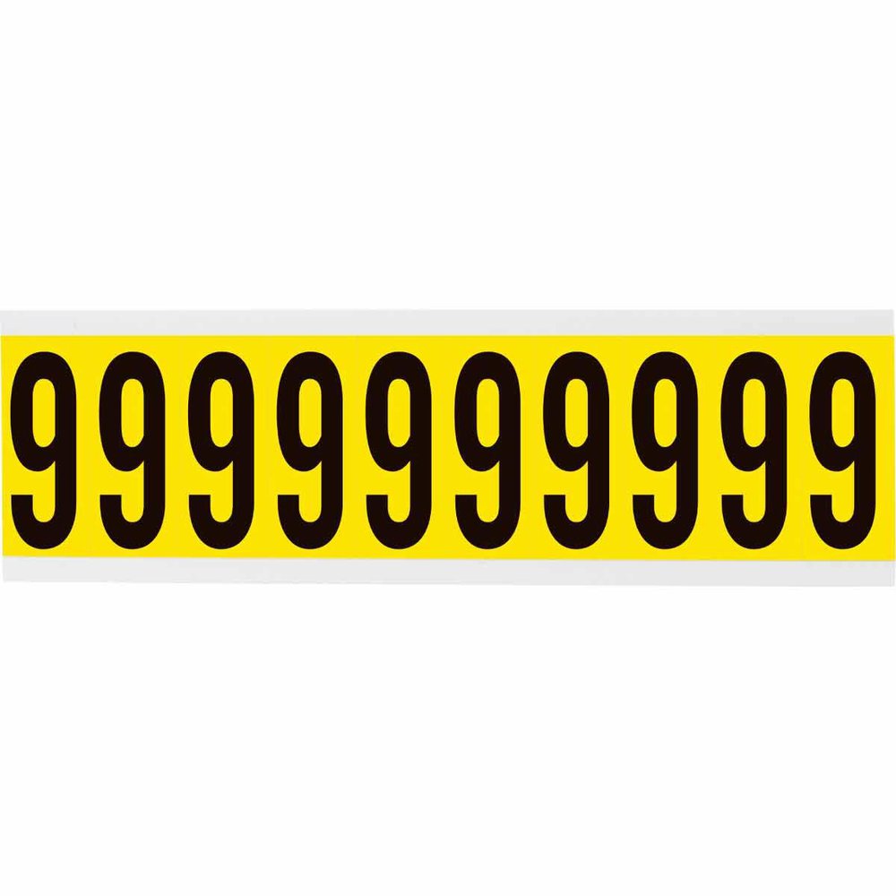 3440-9 BDY VINYLCLOTH NUMBER CARD