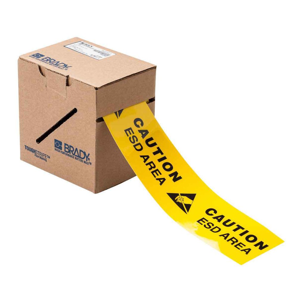 121368 BRADY B514 CAUTION ESD AREA