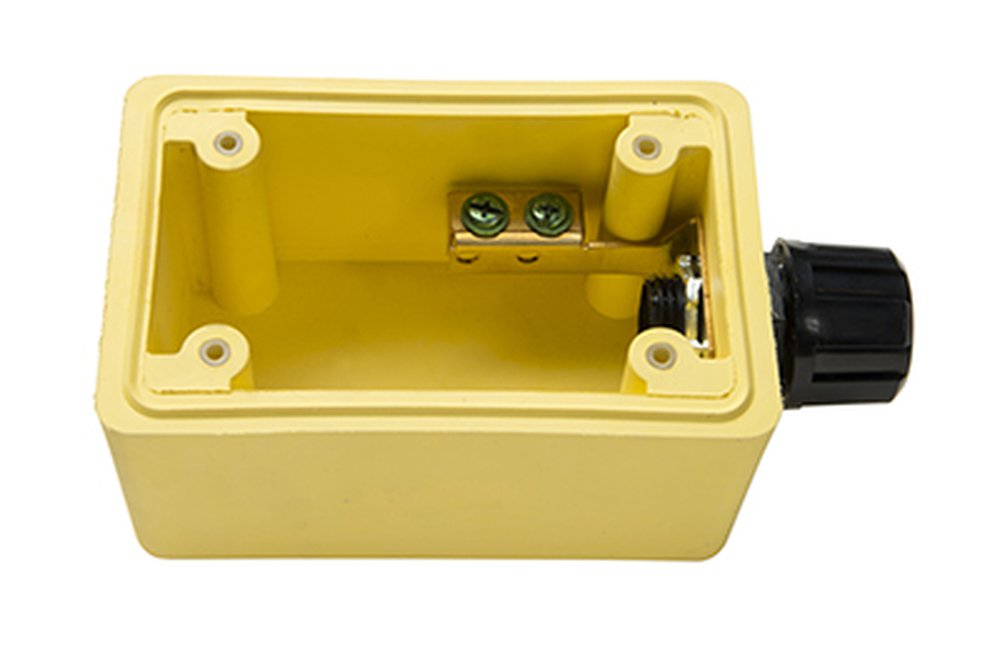 FD11 P&S YEL BACK BOXDEEP1/2IN