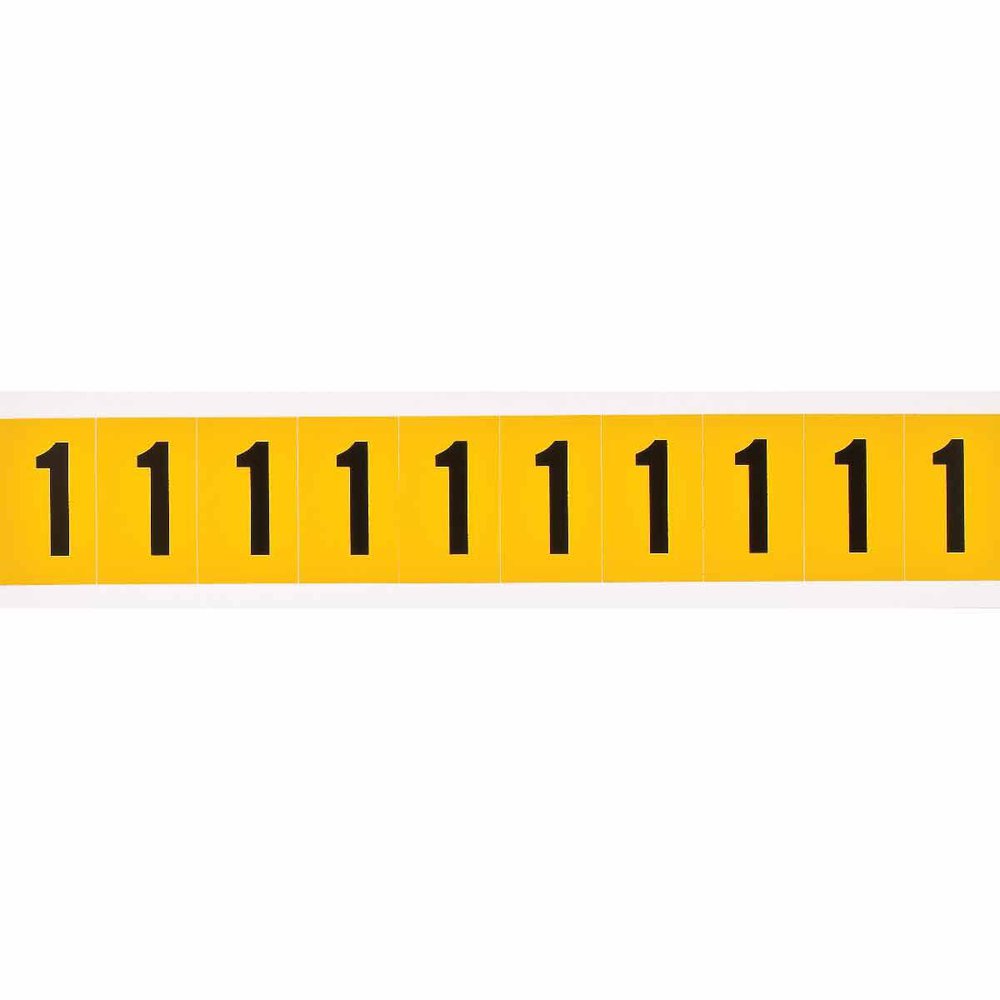 1530-1 BDY VINYL NUMBER CARD