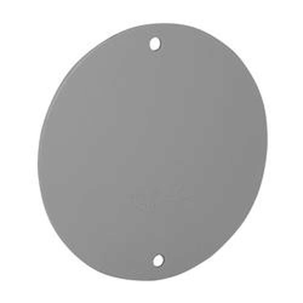 5374-0 RACO WP CVR 4 RND BLANK GRY