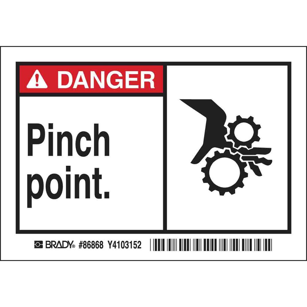 86868 BRA EQUIPMENT LABELS - 5/PK