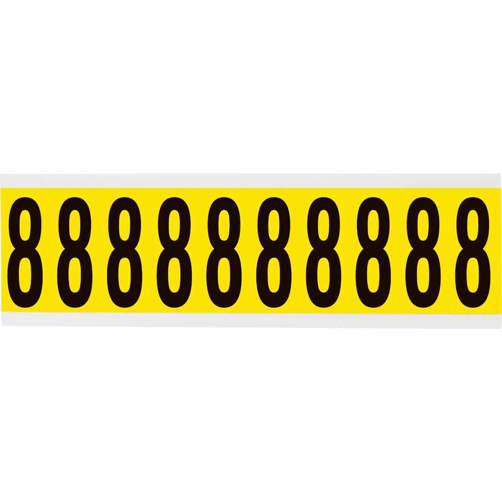3440-8 BDY VINYLCLOTH NUMBER CARD