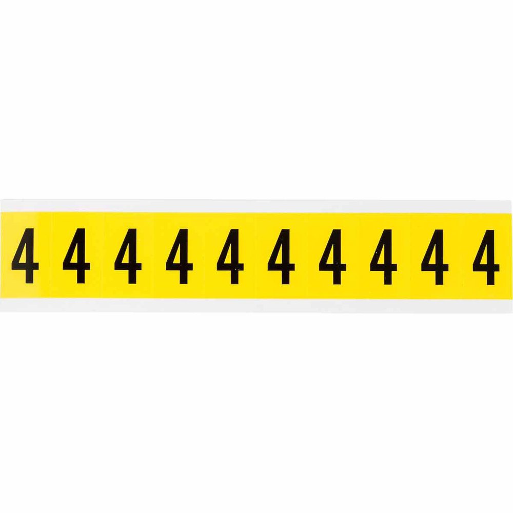 3430-4 BDY VINYLCLOTH NUMBER CARD