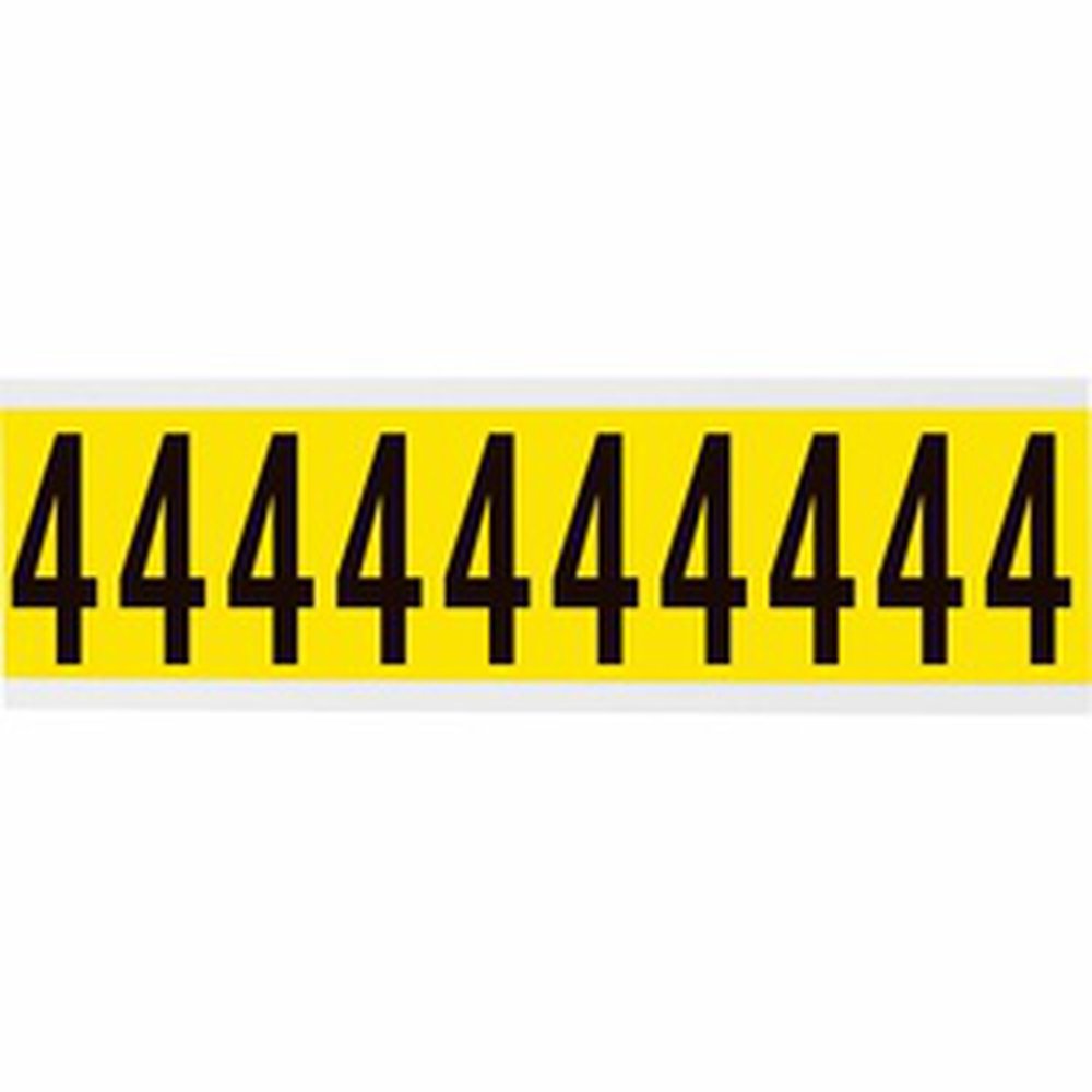 3440-4 BDY VINYLCLOTH NUMBER CARD