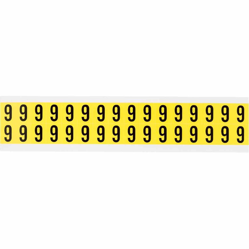 3420-9 BDY VINYLCLOTH NUMBER CARD