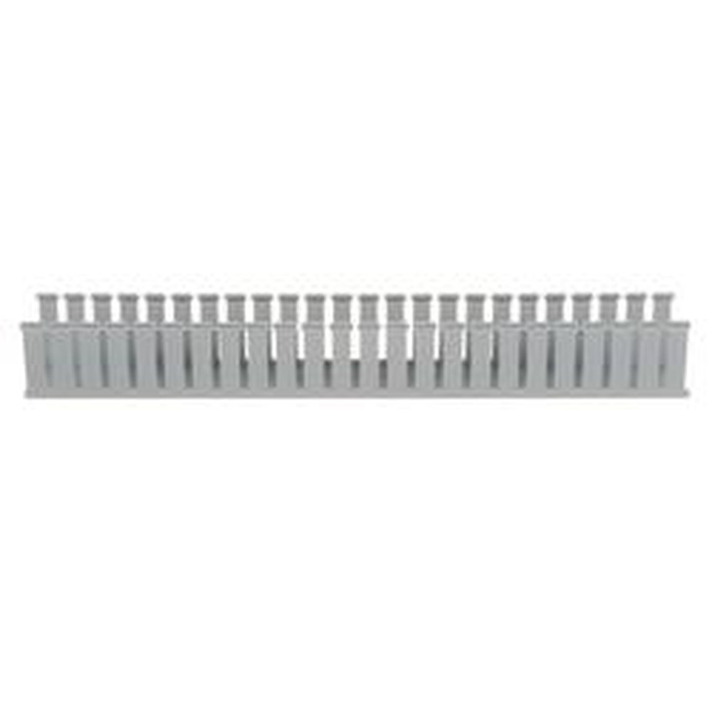 G3X3LG6 PAN DUCT SLOTTED PVC GRAY
