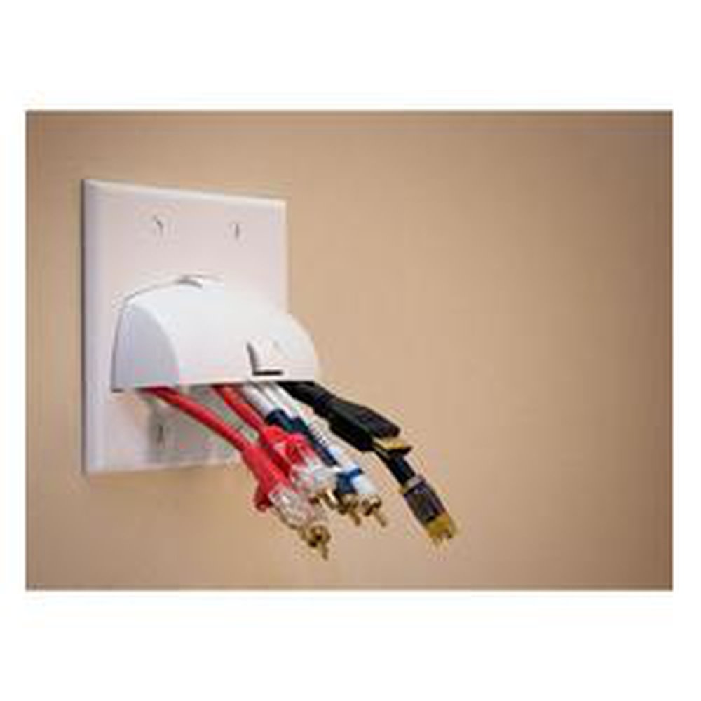 WP9001-WH P&S SINGLE GANG HINGED