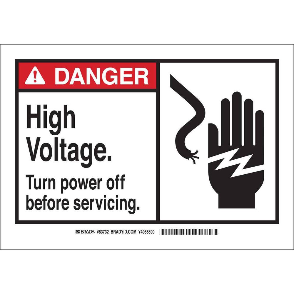 83907 BRA B-302 SELF-STICKING SIGNS