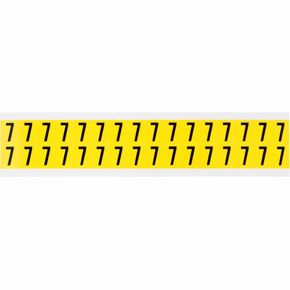 3420-7 BDY VINYLCLOTH NUMBER CARD