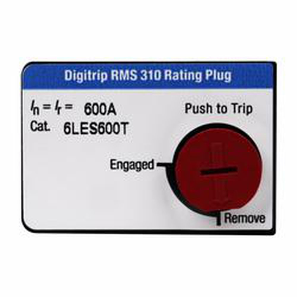 6LES600T C-H LES RATING PLUGS
