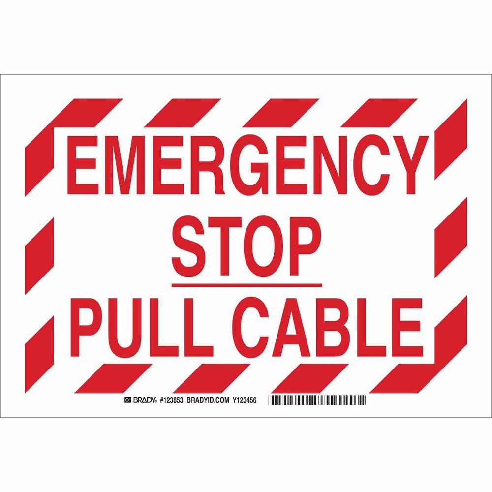 123851 EMERGENCY STOP PULL CABLE